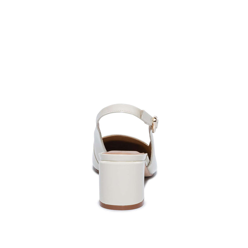 Bernardo Alexia Slingback Hakken Dames Wit | NTZ7720UT
