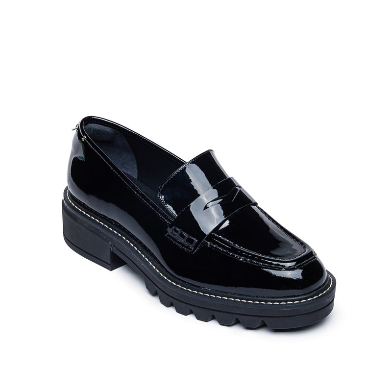 Bernardo Chandler Lug-Sole Loafers Dames Zwart | LMU2032SR