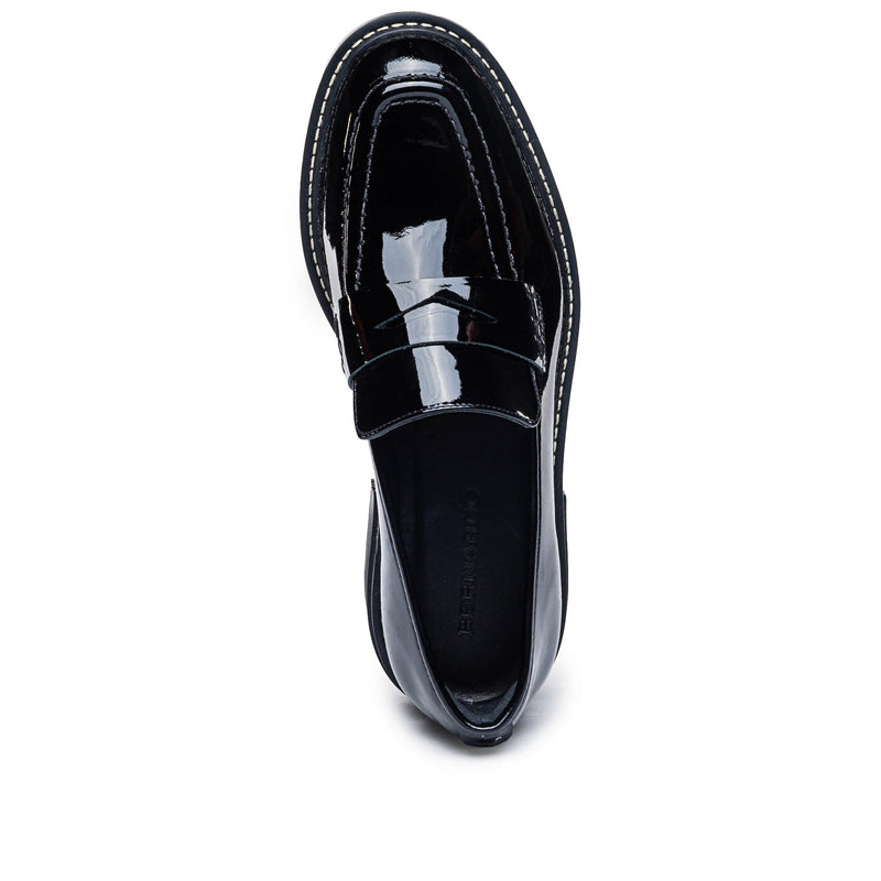 Bernardo Chandler Lug-Sole Loafers Dames Zwart | LMU2032SR