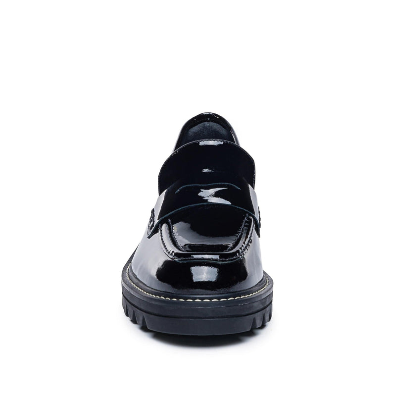 Bernardo Chandler Lug-Sole Loafers Dames Zwart | LMU2032SR