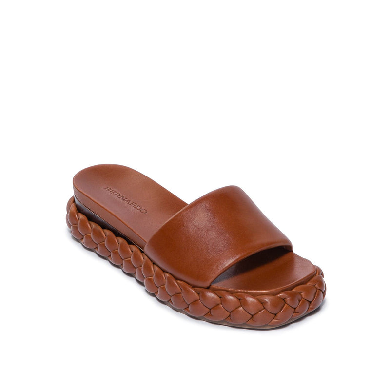 Bernardo Charleston Braided Schuifsandalen Dames Chocola | PSN365DB