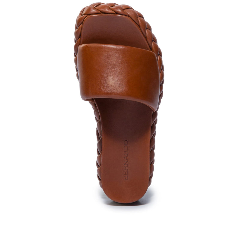 Bernardo Charleston Braided Schuifsandalen Dames Chocola | PSN365DB
