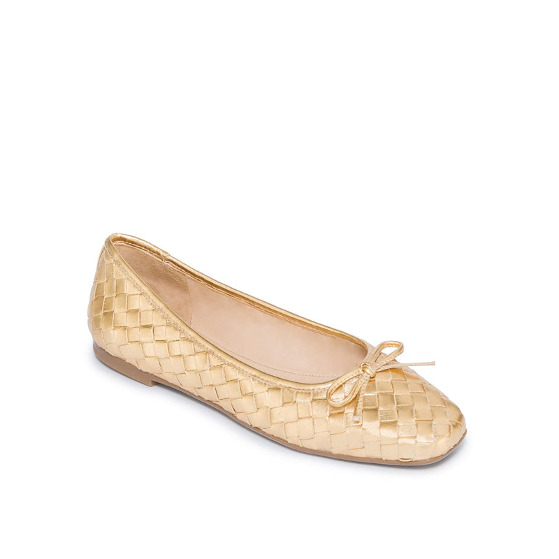Bernardo Gwynn Woven Ballerinas Dames Goud | JWM8986BT