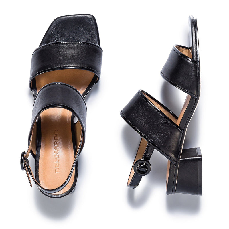 Bernardo Jasper Slingback Hakken Sandalen Dames Zwart | JRN6133CQ