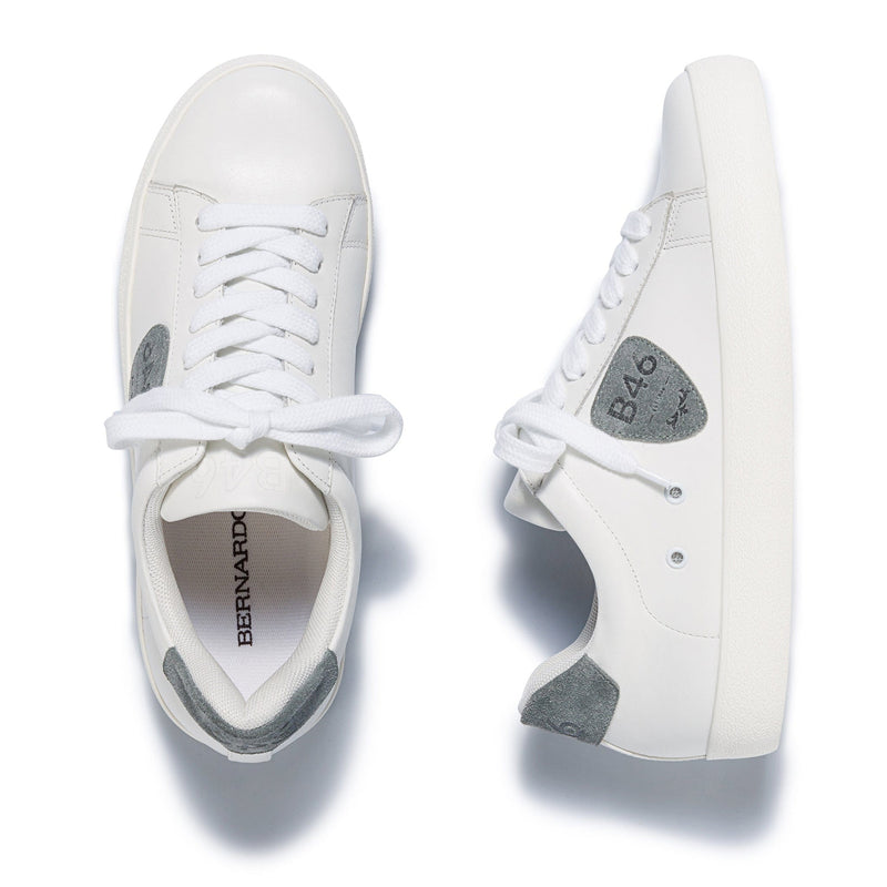Bernardo Tatum Sneakers Dames Wit Blauw | PTV5948BG